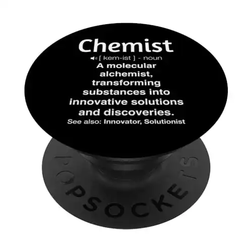 Lustige Chemiker PopSockets mit austauschbarem PopGrip