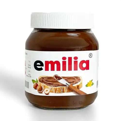 1M® Personalisierter Schoko-Aufstrich Aufkleber für z.B. Nutella