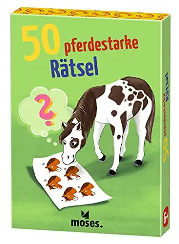 50 pferdestarke Rätsel, lustiges Rätselspiel über Pferde