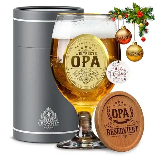 Personalisiertes Bierglas für Opa