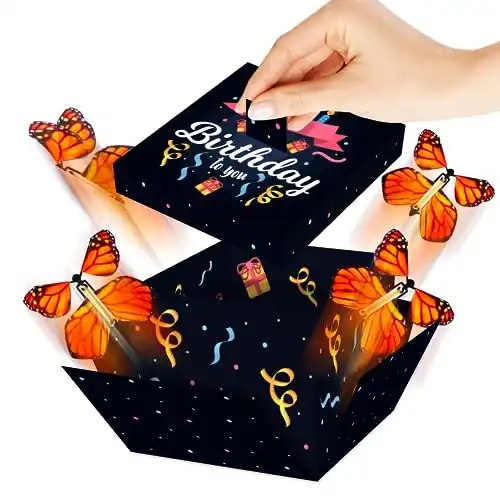 Überraschende Schmetterlings Explosion (18,5x14x11 cm)