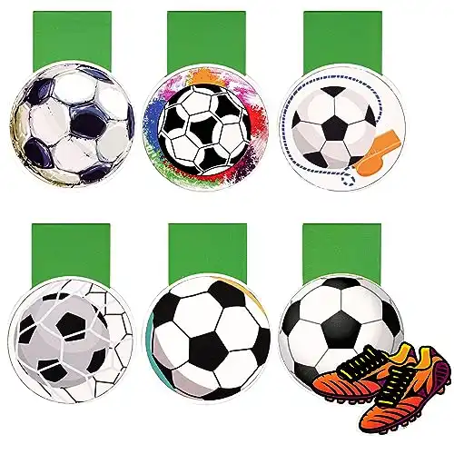 Magnetische Fussball-Lesezeichen (6 Stück)