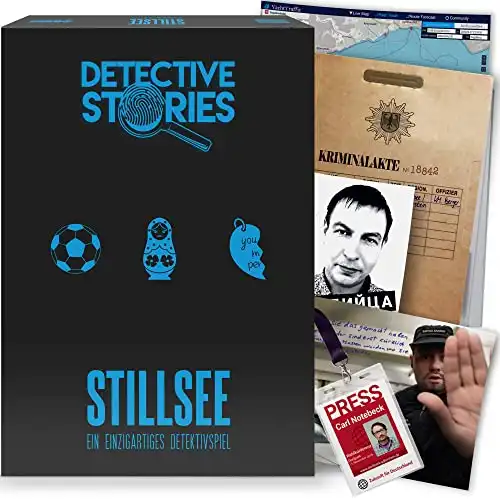iDventure Escape Room Spiel - Detective Stories - Stillsee - Spannendes Detektiv Krimi Spiel für Erwachsene - Gesellschaftsspiele für Kinder ab 14 Jahren [1–6+ Spieler]