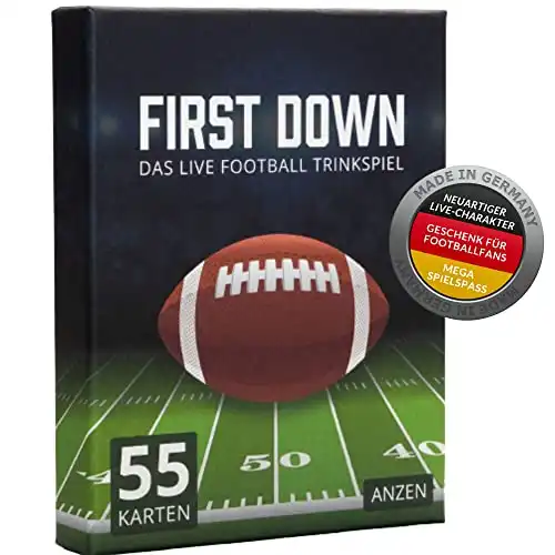 FIRST DOWN - Das Live Football Trink/Kartenspiel
